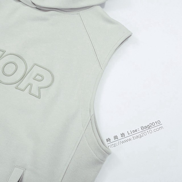 Dior專櫃迪奧2023SS新款刺繡連帽背心 男女同款 tzy2935